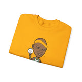 Slick Watts Sweatshirt  Cartoon ( White, Gold and Sport Gray)
