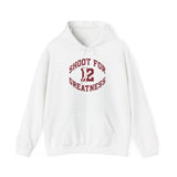 Isaiah's Gear Collection Shoot for Greatness Hoodie (Sport Grey and White)