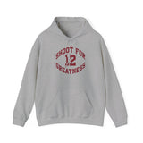 Isaiah's Gear Collection Shoot for Greatness Hoodie (Sport Grey and White)