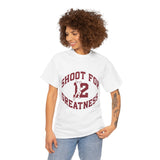 Isaiah's Gear Collection Shoot for Greatness T-Shirt (Sport Grey and White)
