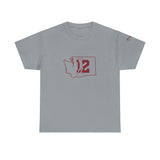 Isaiah's Gear Collection Unisex Heavy Cotton Tee (Gravel and White)