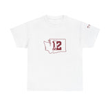 Isaiah's Gear Collection Unisex Heavy Cotton Tee (Gravel and White)