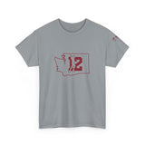 Isaiah's Gear Collection Unisex Heavy Cotton Tee (Gravel and White)