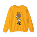 Slick Watts Sweatshirt  Cartoon ( White, Gold and Sport Gray)