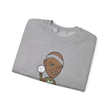 Slick Watts Sweatshirt  Cartoon ( White, Gold and Sport Gray)