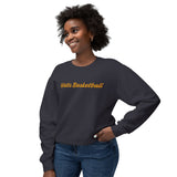 Watts Basketball Team Spirit Apparel Crewneck Sweatshirt (Black&Yellow)