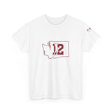 Isaiah's Gear Collection Unisex Heavy Cotton Tee (Gravel and White)