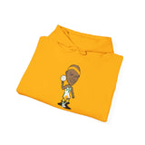 Slick Watts Cartoon Hoodie ( White, Sport Gray and Gold)