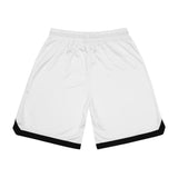 Isaiah's Gear Collection Basketball Rib Shorts (White)