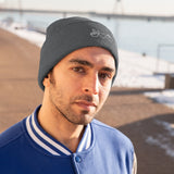 Peace, Love and Basketball Knit Beanie