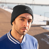 Peace, Love and Basketball Knit Beanie
