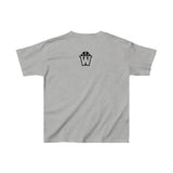 Peace, Love and Basketball Kids Shirt in Gray