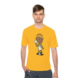 Slick Watts Cartoon Tshirt (White, Silver, Gold, Kelly Green and Neon Yellow)