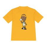 Slick Watts Cartoon Tshirt (White, Silver, Gold, Kelly Green and Neon Yellow)