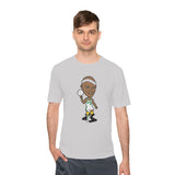 Slick Watts Cartoon Tshirt (White, Silver, Gold, Kelly Green and Neon Yellow)