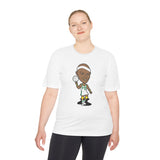 Slick Watts Cartoon Tshirt (White, Silver, Gold and Kelly Green)