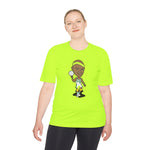 Slick Watts Cartoon Tshirt (White, Silver, Gold, Kelly Green and Neon Yellow)
