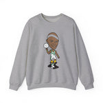 Slick Watts Sweatshirt  Cartoon ( White, Gold and Sport Gray)