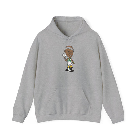 Slick Watts Cartoon Hoodie ( White, Sport Gray and Gold)