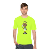 Slick Watts Cartoon Tshirt (White, Silver, Gold, Kelly Green and Neon Yellow)