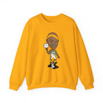 Slick Watts Sweatshirt  Cartoon ( White, Gold and Sport Gray)
