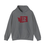 Isaiah's Gear Collection Unisex Hooded Sweatshirt (White and Graphite Heather)