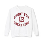 Shoot for Greatness Isaiah's Gear Collection Sweatshirt (White and Gray)