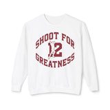 Shoot for Greatness Isaiah's Gear Collection Sweatshirt (White and Gray)