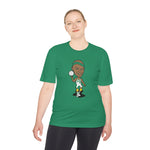 Slick Watts Cartoon Tshirt (White, Silver, Gold, Kelly Green and Neon Yellow)