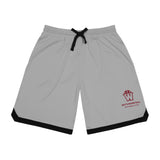 Isaiah's Gear Collection Basketball Rib Shorts (Light Grey)