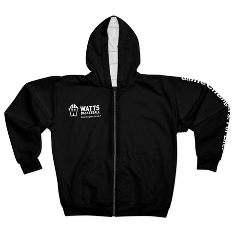 Watts Basketball Team Spirit Apparel Hoodie (Black&White)