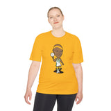 Slick Watts Cartoon Tshirt (White, Silver, Gold and Kelly Green)