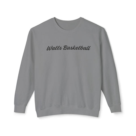 Watts Basketball Team Spirit Apparel Crewneck Sweatshirt (Gray)