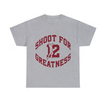 Isaiah's Gear Collection Shoot for Greatness Gray Tshirt
