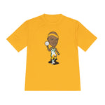 Slick Watts Cartoon Tshirt (White, Silver, Gold, Kelly Green and Neon Yellow)