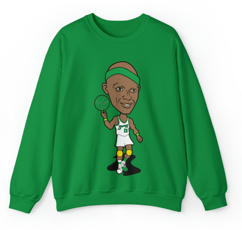 Watts Basketball Crewneck Sweatshirt : Slick Caricature