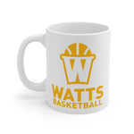 Watts White Ceramic Mug Orange