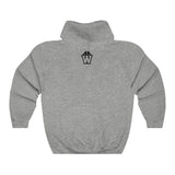 Peace, Love and Basketball Hooded Sweatshirt in Gray