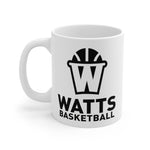 Watts White Ceramic Mug Black