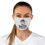 Watts Fabric Face Mask Black