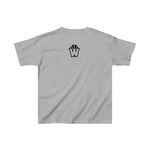 Peace, Love and Basketball Kids Shirt in Gray